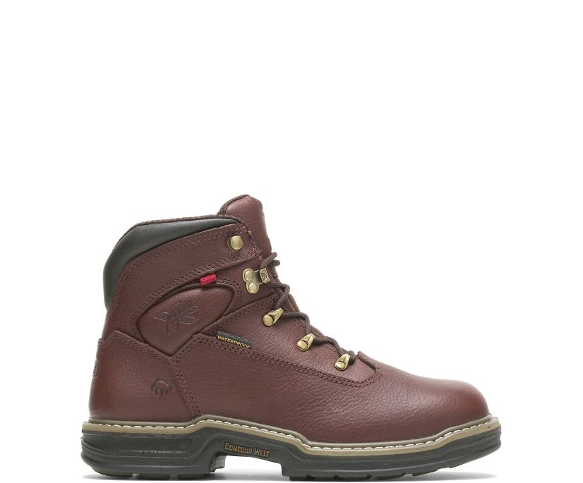 Bottes Wolverine Buccaneer Waterproof 6" Homme - Marron Foncé (RWD073654)